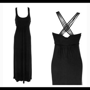 Calvin Klein navy blue maxi dress, size 6